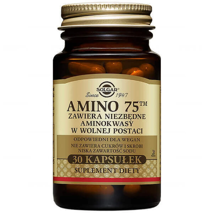 Solgar Amino 75, 30 капсул: цены и характеристики