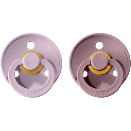 BIBS Colour Natural Cocoa Soothers - Age 1, Dusky Lilac/Heather: цены и характеристики