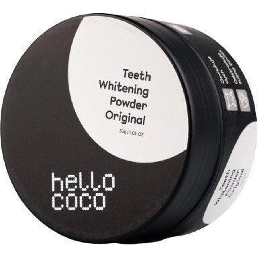 Hello Coco Активированный уголь для отбеливания зубов Original 30 г: цены и характеристики