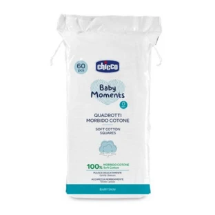 Бавовняні диски для щоденної гігієни Baby Moments, 60 штук, Chicco