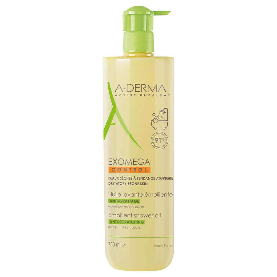 A-Derma Exomega Экзомега Контрольное масло для душа, 750 мл: цены и характеристики