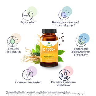 Naturell C 1000+, 30 капсул