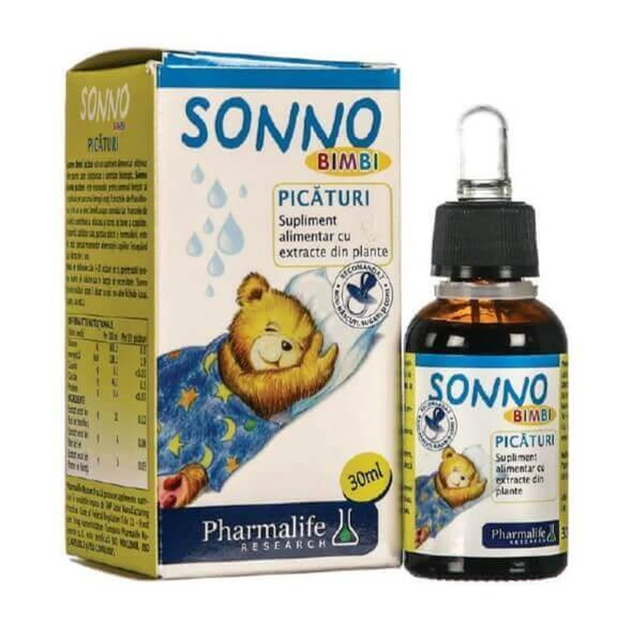 Капли Sonno Bimbi, 30 мл, Pharmalife: цены и характеристики