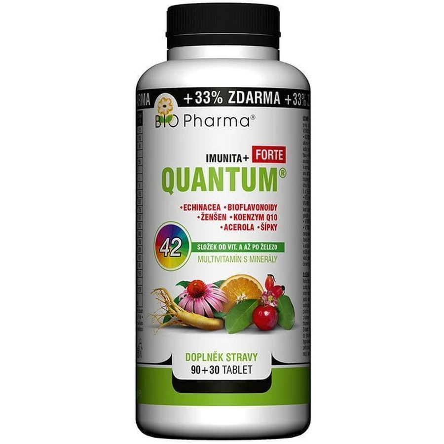 Bio Pharma Quantum Immunity+Forte 42 ингредиента 120 таблеток: цены и характеристики
