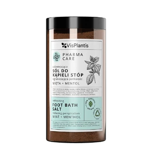 Vis Plantis Pharma Care, odwieajca соль для ножных ванн, мита + ментол, 560 г