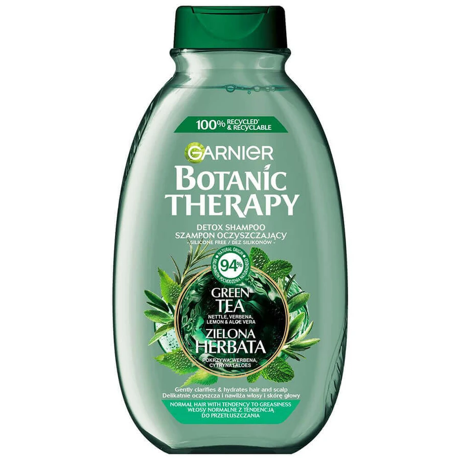 Шампунь Garnier Botanic Therapy Zielona Herbata Eukaliptus & Cytrus, очищувальний й тонізувальний, 400 мл: ціни та характеристики