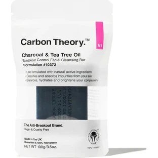 Carbon Theory, Очищающий брусок для лица 100 г, твердое мыло