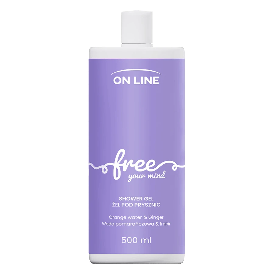 On Line Free, эль-душ, апельсиновая вода и имбирь, 500 мл: цены и характеристики