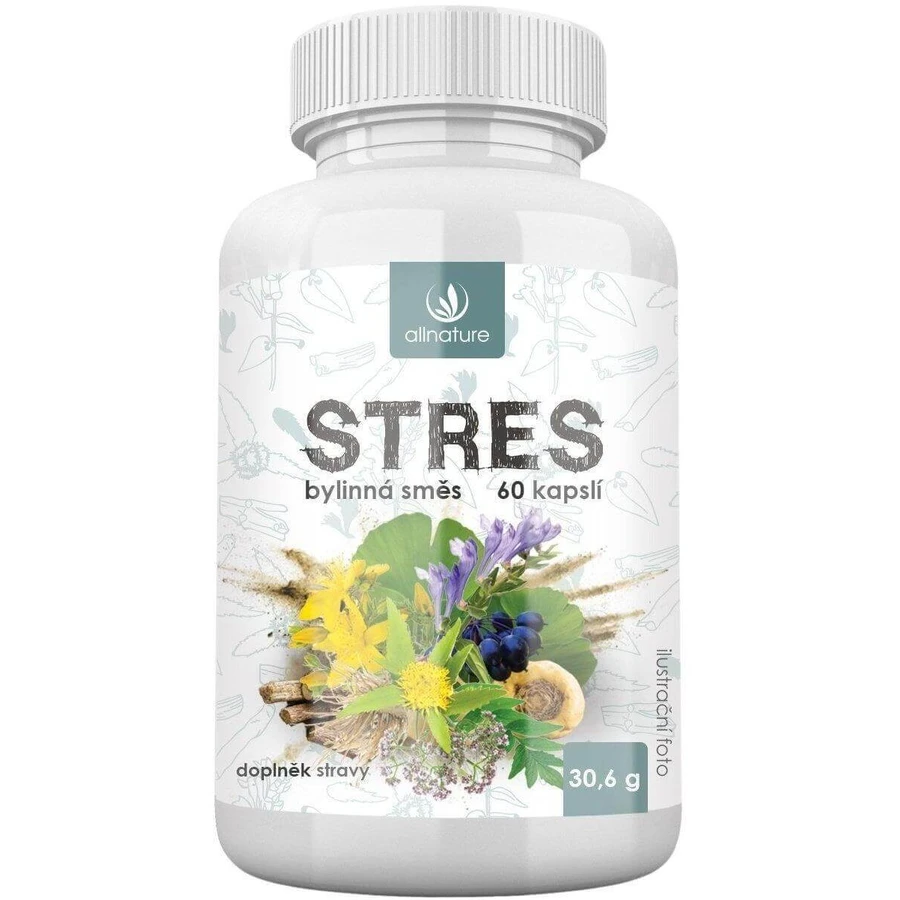Травяной экстракт Allnature Stress 60 капсул: цены и характеристики