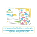 Naturell Омега-3 Baby, для немовлят від 6 місяців, 40 капсул, що закручуються: ціни та характеристики