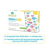 Naturell Омега-3 Baby, для немовлят від 6 місяців, 40 капсул, що закручуються