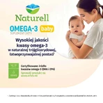 Naturell Омега-3 Baby, для немовлят від 6 місяців, 40 капсул, що закручуються: ціни та характеристики