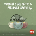 Nuk for NATURE пустушка латексна 0-6м. КОРОБОЧКА червона 2 шт: ціни та характеристики