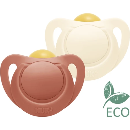 Nuk for NATURE пустушка латексна 0-6м. КОРОБОЧКА червона 2 шт: ціни та характеристики