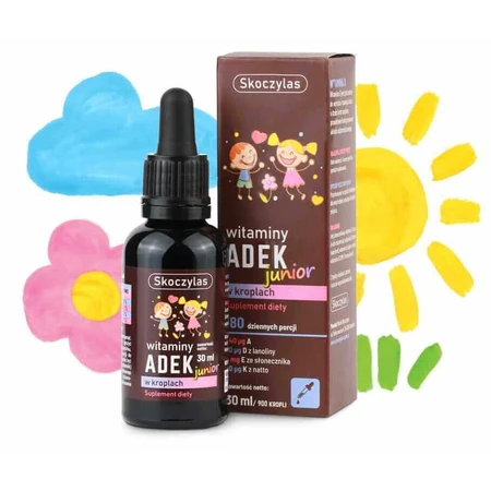 Skoczylas Витамины ADEK junior капли 30 мл: цены и характеристики