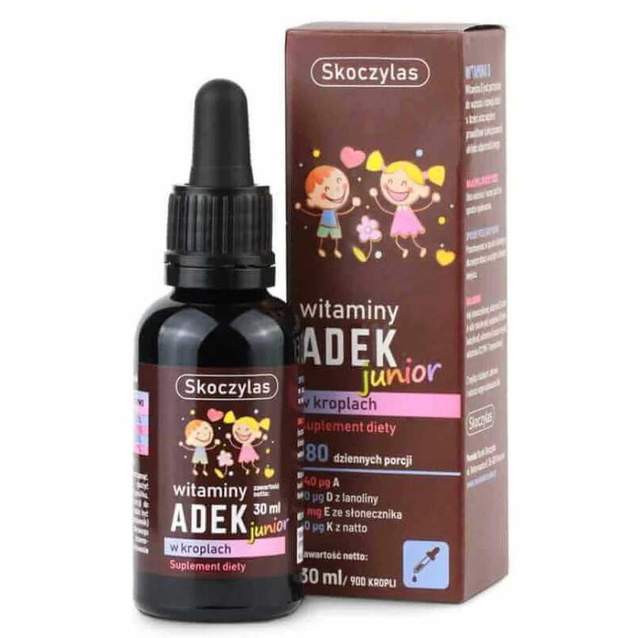 Skoczylas Витамины ADEK junior капли 30 мл: цены и характеристики