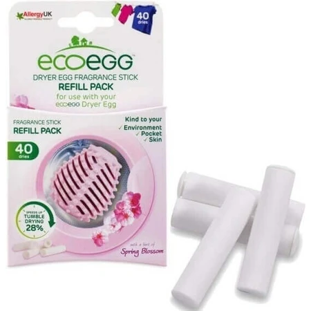 Яєчний картридж Ecoegg для барабанної сушарки весняні квіти 1×4 шт, змінні ароматичні палички: ціни та характеристики