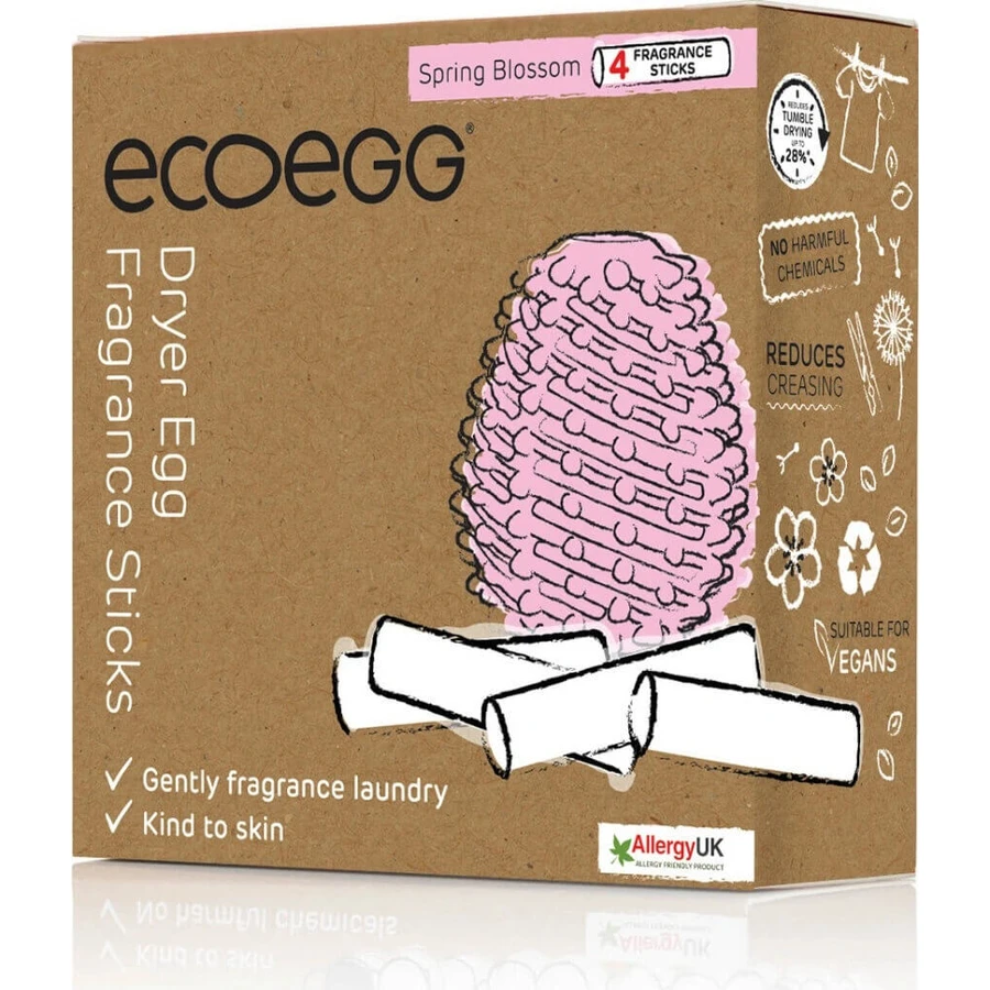 Яєчний картридж Ecoegg для барабанної сушарки весняні квіти 1×4 шт, змінні ароматичні палички: ціни та характеристики