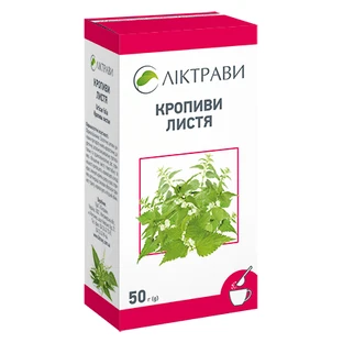 Кропиви листя 50 г пачка, з внутр. пакетом