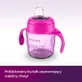 Avent, чашка-капельница с силиконовым мундштуком и ручками, розовая, SCF551/03, после 6 месяцев, 200 мл