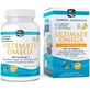 Ultimate Omega 3, 1280 мг, лимонный рыбий желатин 60 капсул Nordic Naturals