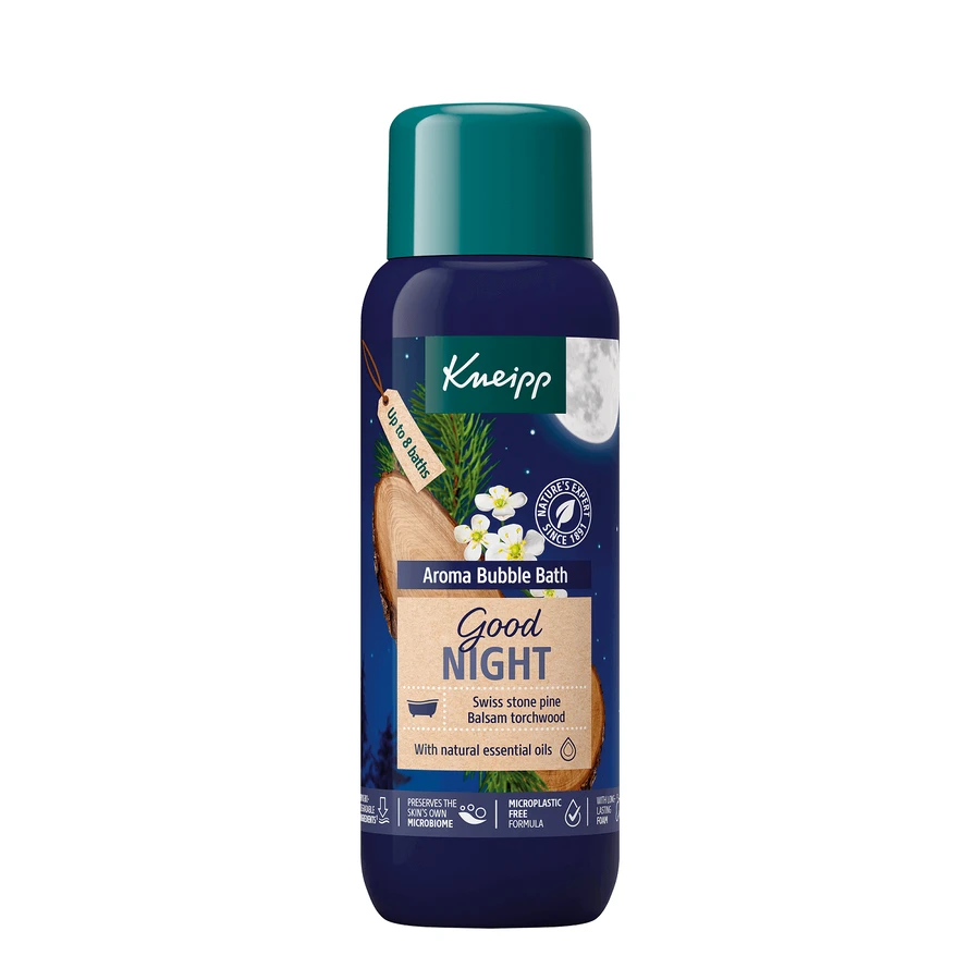 Kneipp На добраніч, ароматична піна для ванн, швейцарська сосна та амірис, 400 мл: ціни та характеристики