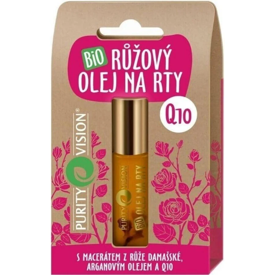 Purity Vision Біо Трояндова олія для губ 10 мл 1×1 шт: ціни та характеристики
