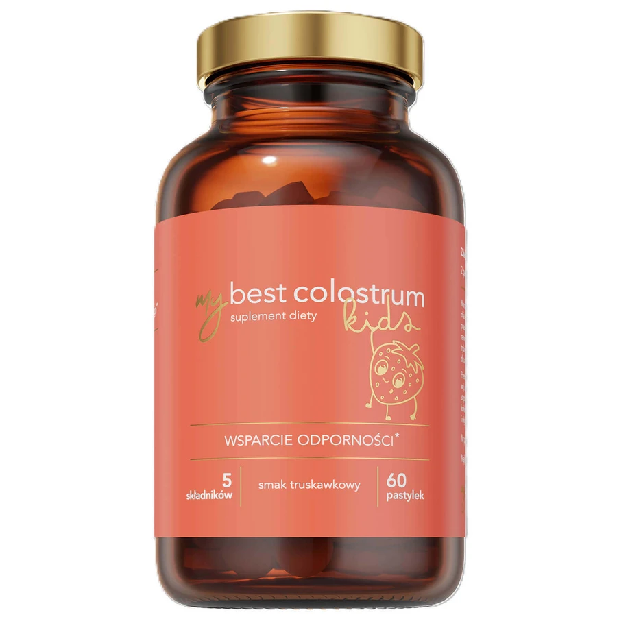 MyBestColostrum Kids, со вкусом клубники, 60 пастилок: цены и характеристики