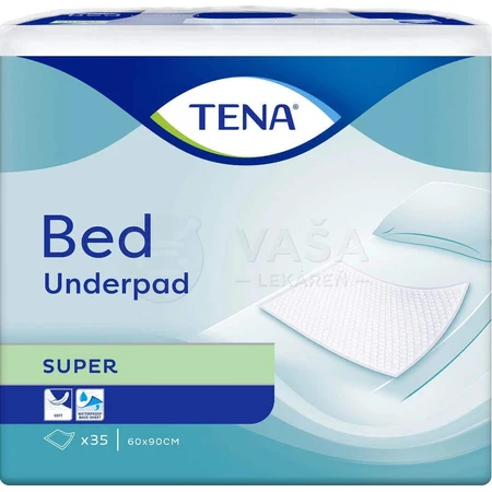 TENA Bed Super 1×35 шт, впитывающие прокладки, 60x90 см: цены и характеристики