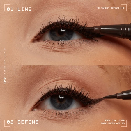NYX Professional Makeup Epic Ink Liner, водостійкий - молочний шоколад: ціни та характеристики