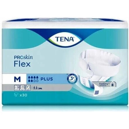 TENA Flex Plus M 1×30 шт, труси від нетримання з швидкознімним поясом: ціни та характеристики