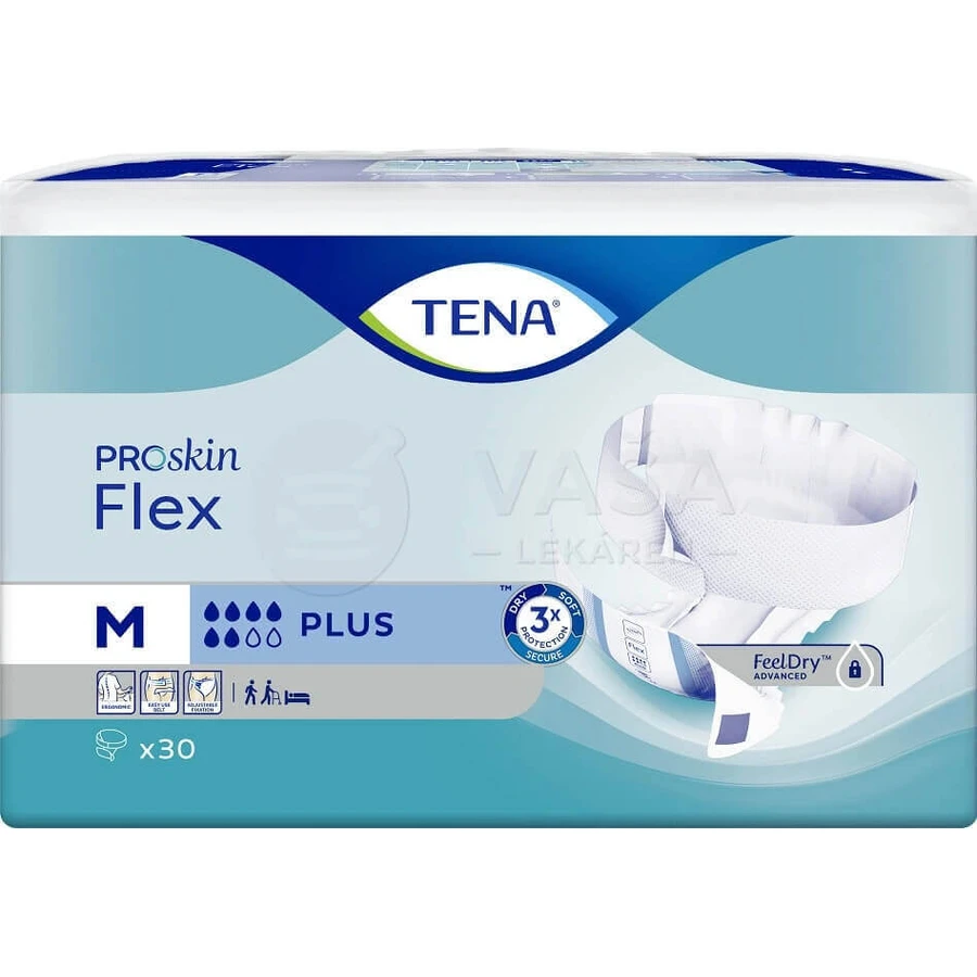 TENA Flex Plus M 1×30 шт, труси від нетримання з швидкознімним поясом: ціни та характеристики