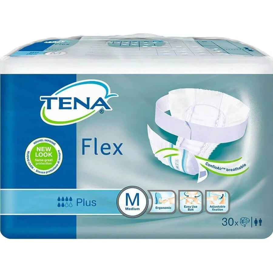 TENA Flex Plus M 1×30 шт, труси від нетримання з швидкознімним поясом: ціни та характеристики