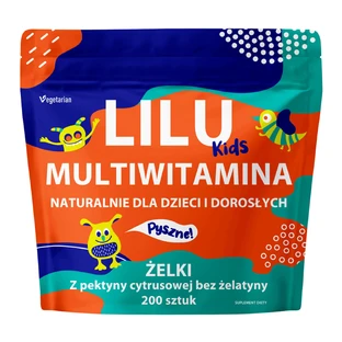 Lilu Kids Мультивітамінні лосі, 200 шт.