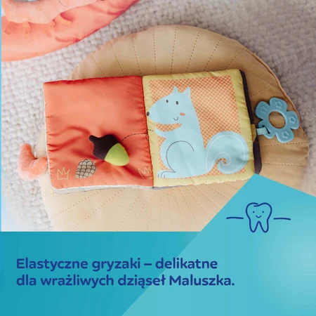 Canpol Babies, плюшевый развивающий буклет, Лиса, с рождения, 1 шт.: цены и характеристики