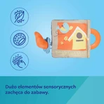 Canpol Babies, плюшевый развивающий буклет, Лиса, с рождения, 1 шт.: цены и характеристики