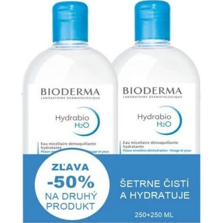 BIODERMA Hydrabio H2O FESTIVAL 2×500 мл, дерматологическая мицеллярная вода: цены и характеристики