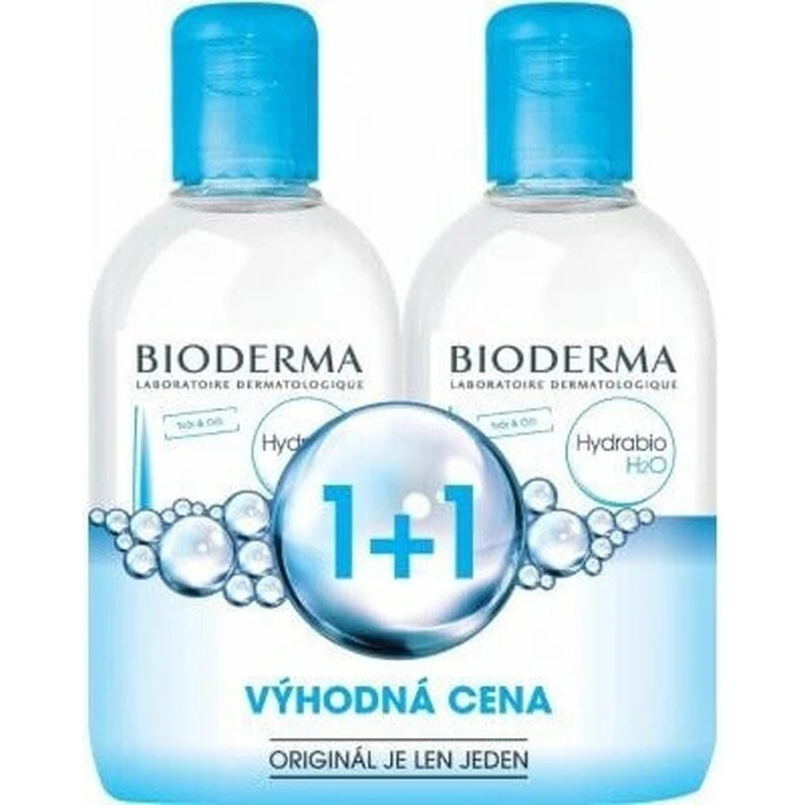 BIODERMA Hydrabio H2O FESTIVAL 2×500 мл, дерматологическая мицеллярная вода: цены и характеристики
