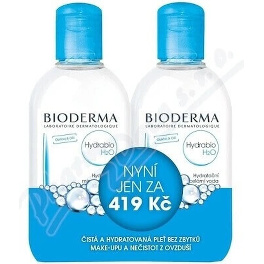 BIODERMA Hydrabio H2O FESTIVAL 2×500 мл, дерматологическая мицеллярная вода: цены и характеристики