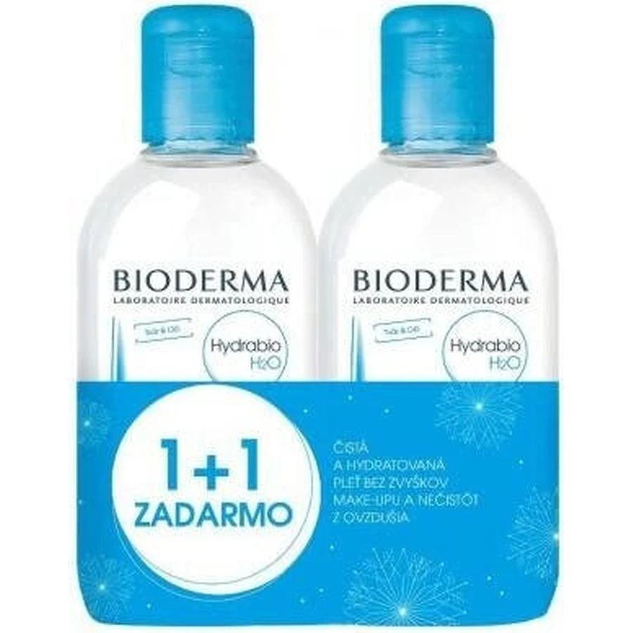 BIODERMA Hydrabio H2O FESTIVAL 2×500 мл, дерматологическая мицеллярная вода: цены и характеристики