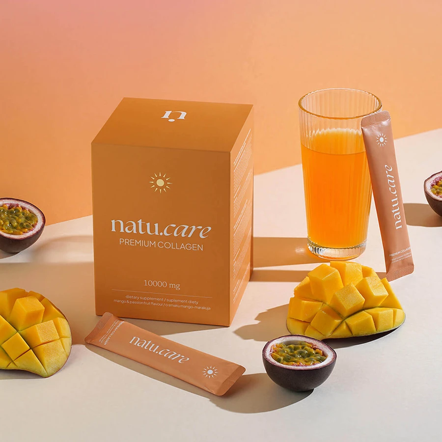 Natu.Care Premium Collagen 10000 мг, со вкусом манго-маракуйи, 30 пакетиков: цены и характеристики