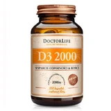 Doctor Life D3 2000 из ланолина в оливковом масле, 250 капсул