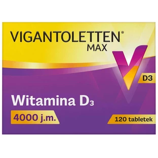 Вигантолеттен Макс 4000 МЕ Procter & Gamble Vigantoletten Max,Vitamina D3 4000 UI, 120 таблеток