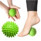 4Fizjo Spike Ball, мяч масау с шипами, зеленый, 9 см