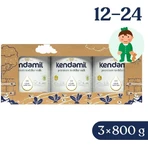 Kendamil Premium 3 HMO+, креативная подарочная упаковка 3×800 г, молоко для малышей: цены и характеристики