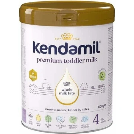 Kendamil Premium 3 HMO+, креативная подарочная упаковка 3×800 г, молоко для малышей: цены и характеристики