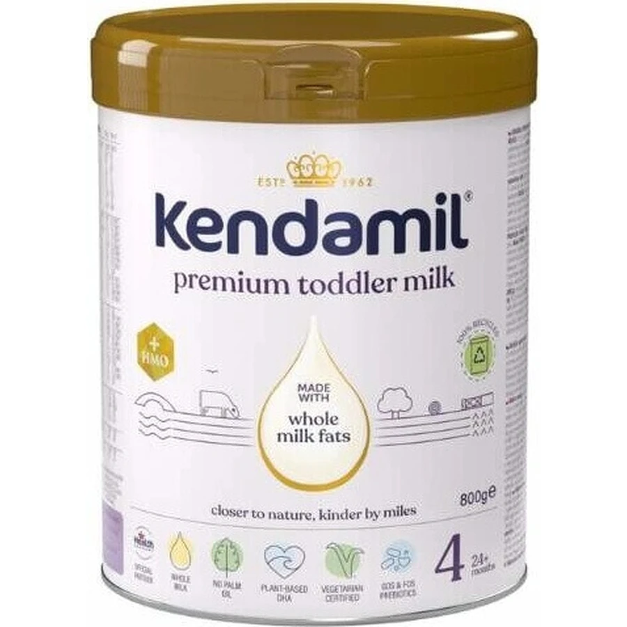 Kendamil Premium 3 HMO+, креативная подарочная упаковка 3×800 г, молоко для малышей: цены и характеристики