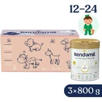 Kendamil Premium 3 HMO+, креативная подарочная упаковка 3×800 г, молоко для малышей: цены и характеристики