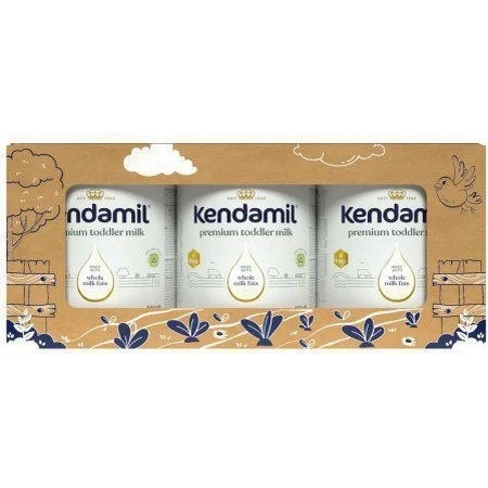 Kendamil Premium 3 HMO+, креативная подарочная упаковка 3×800 г, молоко для малышей: цены и характеристики