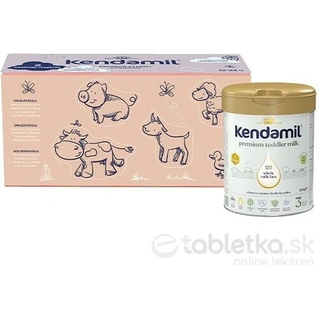 Kendamil Premium 3 HMO+, креативная подарочная упаковка 3×800 г, молоко для малышей: цены и характеристики